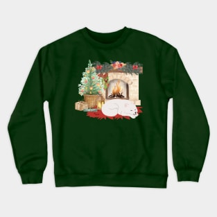 Waiting for Santa Paws Crewneck Sweatshirt